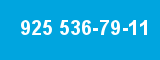 925 536-79-11